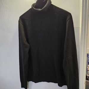 Polo by Ralph Lauren women's XL black turtleneck cashmere sweater